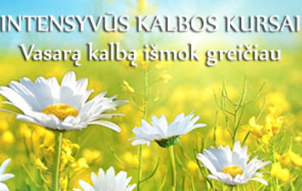 Vasarą kalbą išmok greičiau